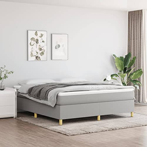 Festnight Boxspringbett 180x200 cm mit Matratze Bett Boxspringbett ohne Kopfteil Doppelbett Einzelbetten Polsterbett Bettgestell Jugendbett Bettrahmen