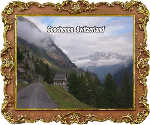 Goschenen Kühlschrankmagnet, Motiv: Schweiz, Reise-Souvenir, Stadtattraktionen, Kühlschrankmagnet