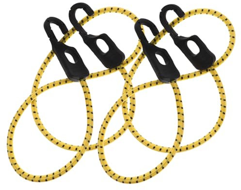 BESPORTBLE 2stücke Gepäckgurt Mit Haken Elastisches Seil Zur Gürtelbefestigung Verstellbare Schnur Für Outdoor-aktivitäten Fahrrad-ladungsgurt Mit Schnellverschluss Befestigungswerkzeug