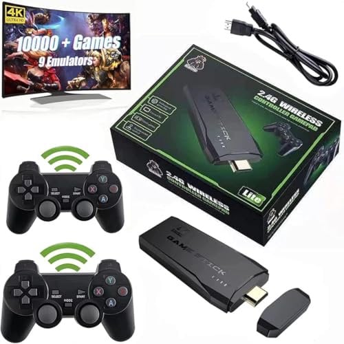 Generico Console di Gioco Retrò Wireless - 64GB con Oltre 10.000 Giochi Classici