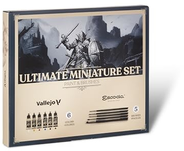 Vallejo 772206 Paint and Brush Set Game Colour