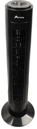 Alivio Oscillating Tower Fan 25 ft/s Velocity Quiet Standing Electric Cooling Fan for Bedroom, Living Room, Office (29)