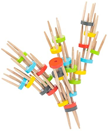 Gogogmee Balancierspielzeug Holz Stapelbare Stühle Eltern Kind Spielzeug Für Jungen Ab 2 Jahren Kinderspiel Interaktives Balancespiel Für Familientreffen Und Kindergeburtstag