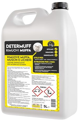 ZOMAHOME Spray antimuffa per muri interni ed esterni ad azione prolungata tanica 5l, Antimuffa spray universale ideale anche per armadio - Made in Italy