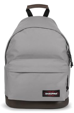 EASTPAK Wyoming Rucksack — 21.6 L Alltagsrucksack, 40 x 30 x 18 cm, Robustes Design mit gepolstertem Rücken und Schultergurten — Kieselgrau