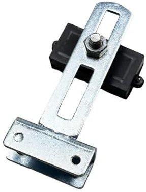NINMORTH Imanes de interruptor de límite automático para puertas correderas, compuesto de fibra de vidrio de nailon, resistente a la intemperie, con soporte de montaje y llave, color negro