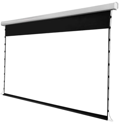 Motorized Projector Screen 92 Inch 16:9 Ratio NanoWhiteSoft Material, Indoor Wall Ceiling Installation