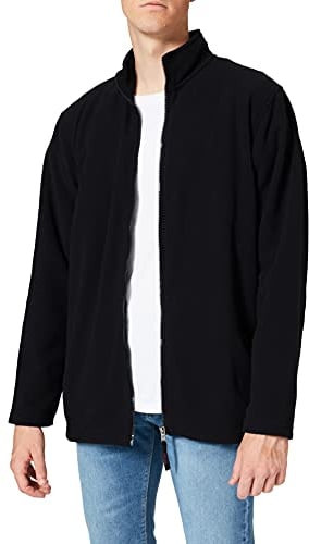 JP 1880 Giacca JP1880 di Pile per l'outdoor con Colletto Alto e Tasche con Zip, Disponibile Fino alla tg. 8XL Nero 4XL 705552130-4XL