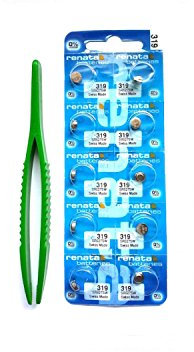 319 SR527SW 10 Piles Boutons Renata