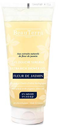 BeauTerra Gel Douche Surgras Fleur de Jasmin 100 ml