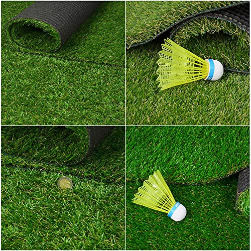 Kunstrasen Kunstrasenteppich 35 mm- Qualität aus Belgien wasserdurchlässig strapazierfähig (150 x 200 cm)