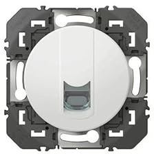 prise rj45 - cat 6a - stp - blanc - legrand dooxie 600374
