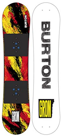 Burton Kinder Freeride Snowboard GROM Ketchup and Mustard, Größe:120, Farben:Ketchup/Mustard