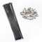 SENQI Radios de acero para bicicleta/acero inoxidable 80mm-297mm con tapa de cobre 36pcs (263mm/Negro)