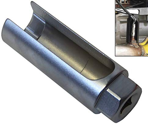 Vaso para sonda lambda 22mm x 78 mm largo, 1/2