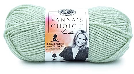 Lion Brand Yarn 860-178 Vanna's Choice Garn, Acryl, Sea Glass, 1 Pack, 156 Meter