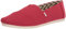 TOMS Alpargata 100% Cotton Men's Red Espadrilles - UK 7