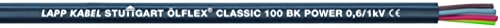 Lapp 1120464 - Cavo di controllo in PVC 4 x 1,5 mm², 10 m, colore: nero, 0,6/1 kV, 4 x 1,5 mm², con conduttore di protezione verde e giallo, cavo di collegamento 4G1,5 I UV nero