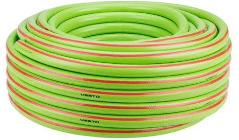 VERTO Professional Gartenschlauch 3/4 Zoll, 30 m Länge, 3-lagiger | UV-beständig, Flexibel Schlauch, Wasserschlauch mit Anti-Algen-Innenausstattung, 25 bar Berstdruck