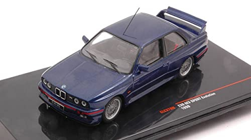 Modell in Skala kompatibel mit BMW M3 Sport Evolution (E30) 1990 MET.BLUE 1:43 IXO MODELL CLC378N