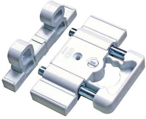 NWH Bifold Door Lock High Security Bolt Doors Windows White Black Brown UPVC Home (Brown)