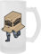 The Orange Metal Gear Solid Transparente Taza para Cerveza Con Mango Transparent Mug For Beer