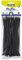 Tenax Fix-Tie L 20 cm Noir (50 pièces), Liens en Plastique pour la Fixation de Filets Tissés, Clôtures et Haies