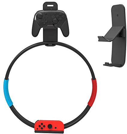 Wall Mount Hook Compatible for Fitness Ring, Bracket Accessory for PS5/PS4/Xbox, Wall Mount Stand Holder for Game Controller Headset