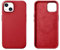 Mobiskin Hülle kompatibel mit Apple iPhone 14 (6,1 Zoll), Handyhülle mit echtem Leder, Case, Schutzhülle, dünne Handytasche, Slim Cover, Rot