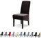 Lydevo Stuhlhussen XL 6er Set Stretch Stuhlhussen Schwingstühle XL für Esszimmerstühle Spandex Universal-Stuhlbezug Large Dining Chair Schonbezüge für Stuhl Esszimmer Hotel Bankett,Grigio Scuro