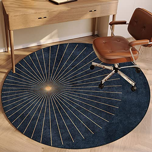 EYZO Alfombrilla para Silla de Oficina Gaming Protector de Suelo Redonda 80 cm - Alfombras Gaming Oficina Suelo Alfombras para Sillas de Ruedas - Chair Mat Alfombra Silla Ruedas Gaming Oficina