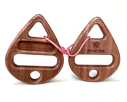 RUSTAM CLIMBING Oracle Tragbares Hangboard für Klettern – Kompaktes Fingerbrett-Trainer für Griffkraft & Fitness | Rutschfestes, tragbares & leichtes Hängebrett