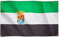 Runesol Bandera de Extremadura, 91x152cm, 3ft x 5ft, Bandera Extremeña, 4 Ojales, Extremadura Región Española, Ojal en las Esquinas, Banderas Premium, Interior, Exterior, Día de la Constitución