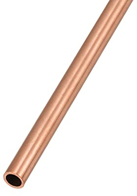 METALLIXITY Kupfer Rohr 8mm AD x 1.5mm Wand T x 200mm L Gerade Schläuche | für Haushalt Geräte Maschinen DIY Handarbeit