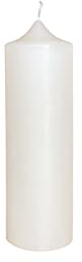 Kopschitz Kerzen Altarkerze 10% Bienenwachs-Anteil Elfenbein 500 x Ø 50 mm in Bester Kirchenkerzen Qualität, 1 Stück
