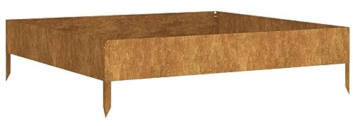 vidaXL Hochbeet 100x100x26 cm Cortenstahl