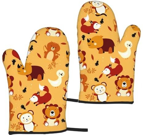 Tiere Ofenhandschuhe Ofenhandschuhe Beheizte Handschuhe Ofenhandschuhe Hitzebeständige Ofenhandschuhe Hitzebeständige Handschuhe Kochhandschuhe Küchenhandschuhe Grillhandschuhe