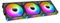 Jungle Leopard Splice Type ARGB PC UNI Fan Pack de Trois Ventilateurs Daisy Chain Fan 120mm Ventilateur(V1 Noir)