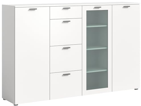 xonox.home Kommode Xeno Kommode Highboard Schrank Artisan Eiche Nb., ca.179x115x37 cm