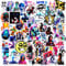100 Stück Aufkleber, Wasserdichte Anime Aufkleber für Skateboard, Cartoon Sticker Vinyl Stickers für Kinder Teenager Erwachsene Jungen Laptop Guitar Fotoalbum Auto Motorräder Fahrrad