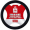 +PWR Car Parts Housse de Volant Modèle Nubuk Noir Universel pour Les Volants de Voiture de 37 à 39 cm. Antidérapant. Fabriqué en 100% Polyester de Haute qualité.