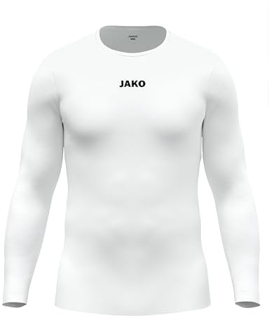 JAKO Unisex Longsleeve-Shirt Function, weiß, M