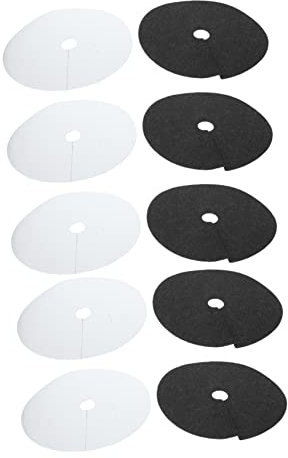 POPETPOP 20pièces Tapis De Protection pour Arbres Et Toile Anti-Mauvaises Non-tissé Couleurs Noir Et pour Verger Et Jardinage
