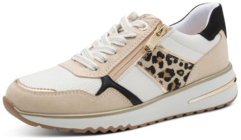 MARCO TOZZI Damen Sneaker weiches Feel Me Wechselfußbett weiches Innenfutter Modern