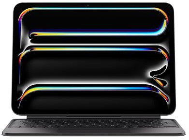 Apple Magic Keyboard (für iPad Pro 11-zoll M4) (QWERTZ Deutsch) Schwarz (Generalüberholt)