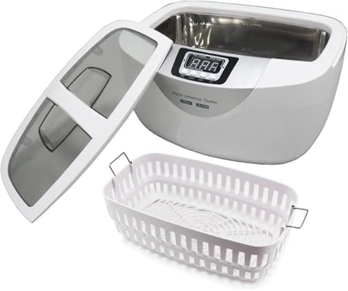 2.5L Ultrasonic Cleaner — Household Dental Model & Jewelry Washer for Bottles and Small Parts, Automatic Cleaning Function