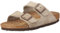 Birkenstock Arizona Sandali, Unisex Adulto, Grigio (Taupe), 43 Eu (Stretta)