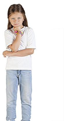 Premium T-Shirt Kinder, Weiß, 164