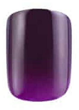 Perfect 10 P10 Colour Nails Amethyst, Purple, 24 Count (Pack of 1)