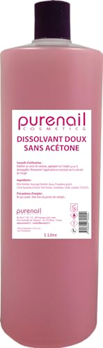 Solvente senza acetone da 1 litro, formato grande, per unghie e unghie finte